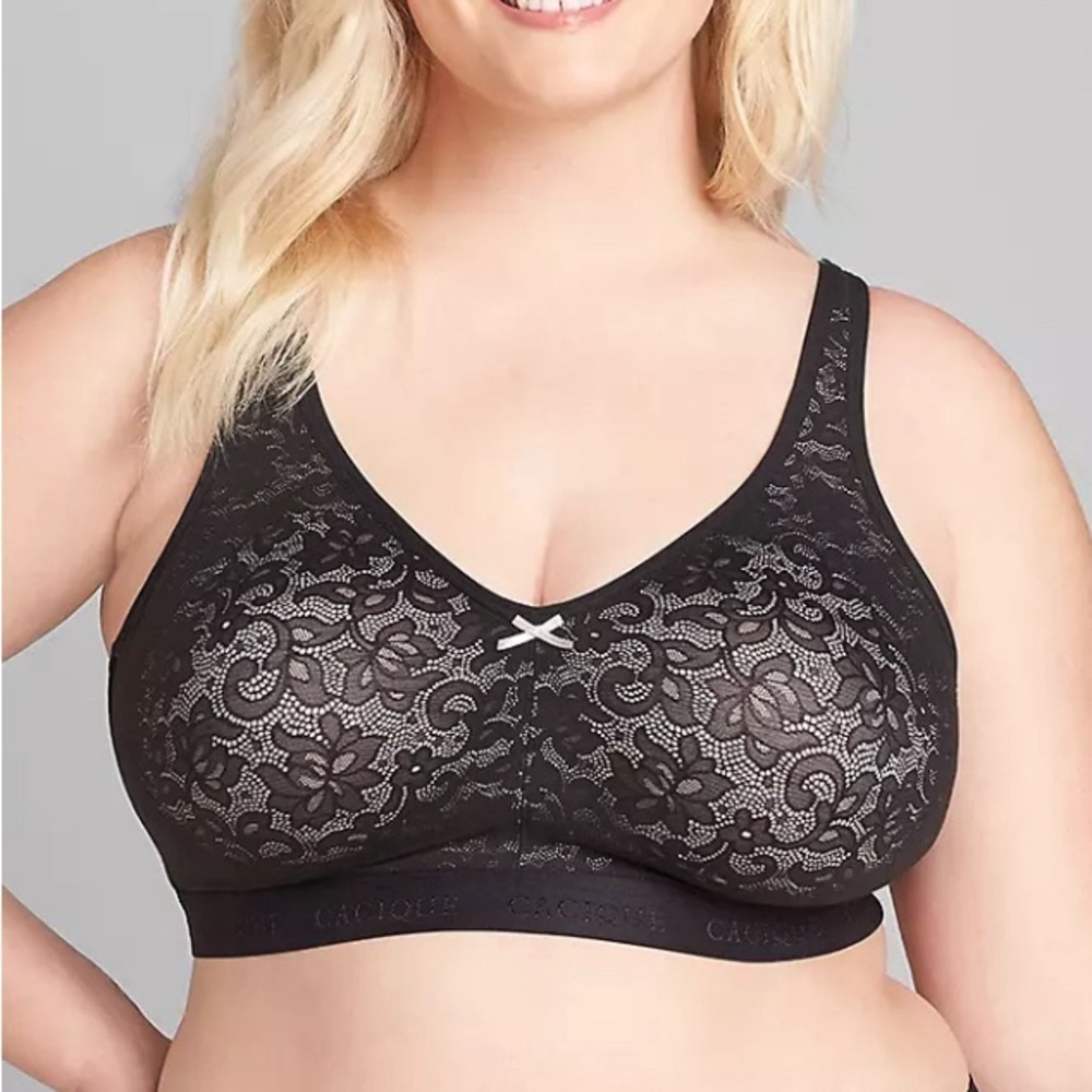Cacique Unlined Full Coverage NoWire Bra